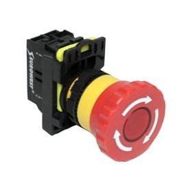 Eurowest EW-55-01ZFD 220 V Led Işıklı Acil Stop Butonu