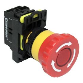Eurowest EW-55-01ZFD 220 V Led Işıklı Acil Stop Butonu