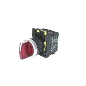 Eurowest EW-55-02XSL 2 Nc 220 V Kırmızı Led Işıklı Kalıcı Mandal Buton