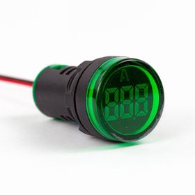Eurowest EW16-22LA-Y 22 mm 100 A Yeşil Led Ampermetre