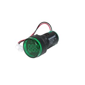 Eurowest EW16-22LA-Y 22 mm 100 A Yeşil Led Ampermetre