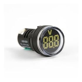Eurowest EW16-22LV-B 22 mm 24 - 550 V Beyaz LED Voltmetre