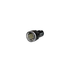 Eurowest EW16-22LV-B 22 mm 24 - 550 V Beyaz LED Voltmetre