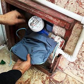Ev Su Saati Sayaca Kar-Dona Donmaya Karşı Koruma