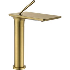 Eva Banyo FJ-5012 Fırçalanmış Altın Lavabo Bataryası
