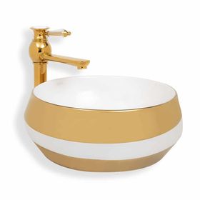 EVA Banyo Lena E-8131 Altın Tezgah Üstü Lavabo