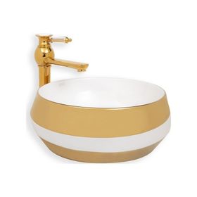 EVA Banyo Lena E-8131 Altın Tezgah Üstü Lavabo