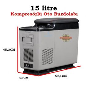 Eva Cool EVA15 12/24V 15 Kompresörlü Oto Buzdolabı