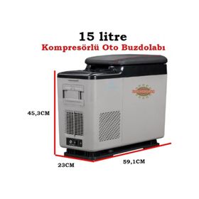 Eva Cool EVA15 12/24V 15 Kompresörlü Oto Buzdolabı