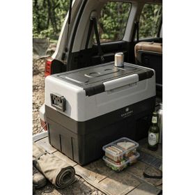 Eva Cool EVA45AT 12/24 V 45 lt Siyah Tek Kapak Çift Ekran Kompresörlü Oto Buzdolabı
