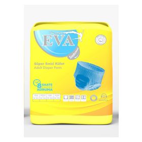EVA Mavi Büyük 8 Adet Emici Külot Hasta Bezi