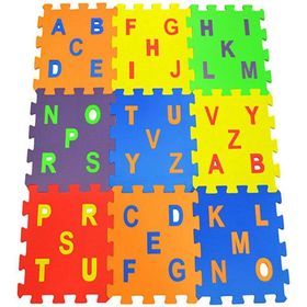 Eva Puzzle Oyun Karosu 33x33x7 Mm Harf Seti