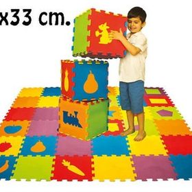 Eva Puzzle Oyun Karosu 33x33x7 Mm Harf Seti