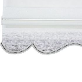 Evaks Malaga V-5 Melanj Zebra Desenli 100x200 cm Gri Stor Perde