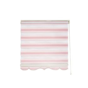 Evaks Plise Zebra Desenli 7116 180x200 cm Pudra Stor Perde