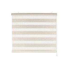 Evaks R-14 Zebra Desenli 160x200 cm Krem Stor Perde