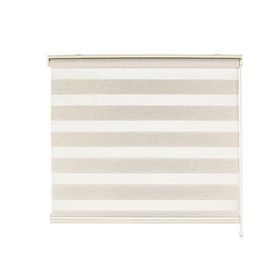 Evaks R-14 Zebra Desenli 180x200 cm Krem Stor Perde