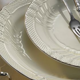 Evaliza Caserta 61 Parça Platin Yemek Takım
