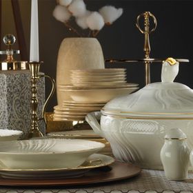 Evaliza Caserta Gold 60 Parça Yemek Takımı