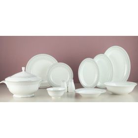 Evaliza Charm Platin 60 Parça Yemek Takımı