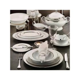 Evaliza Crown Platin 60 Parça Yemek Takımı