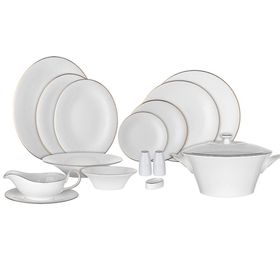 Evaliza Grace Gold 60 Parça 12 Kişilik Yemek Takımı