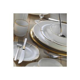 Evaliza Magnolia 60 Parça Gold Yemek Takımı