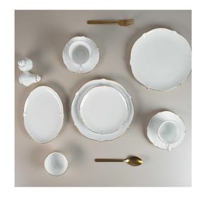 Evaliza Magnolia Premium 36 Parça Gold Kahvaltı Takımı