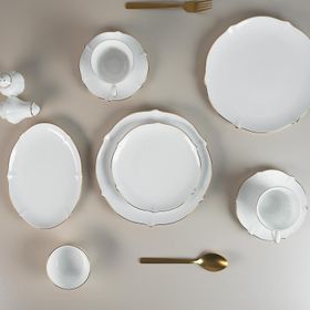 Evaliza Magnolia Premium 36 Parça Gold Kahvaltı Takımı