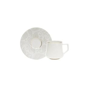 Evaliza Paisley White 6 Kişilik 180 ml Çay Fincan Takımı