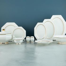 Evaliza Prizma Gold 60 Parça Yemek Takımı