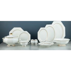 Evaliza Prizma Gold 60 Parça Yemek Takımı