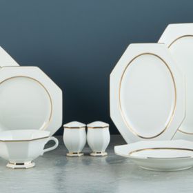Evaliza Prizma Gold 60 Parça Yemek Takımı