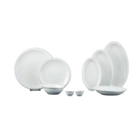 Evaliza Stripe Platin 30 Parça 6 Kişilik Porselen Yemek Takımı