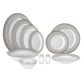 Evaliza Tokyo Platin 61 Parça Yemek Takımı