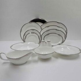 Evaliza Versailles Platin 60 Parça 12 Kişilik Yemek Takımı