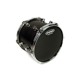 Evans B12ONX2 Deri 12 ONYX2 Kumlu Siyah Çift Kat Tom ve Trampet