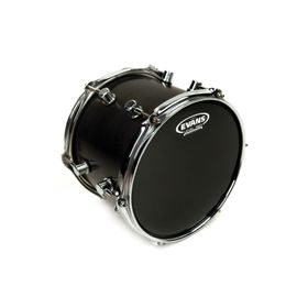 Evans B12ONX2 Deri 12 ONYX2 Kumlu Siyah Çift Kat Tom ve Trampet