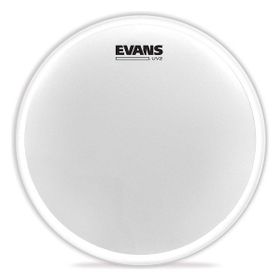 Evans B12UV2 Deri 12 Uv2 Kumlu Beyaz Çift Kat Tom ve Trampet