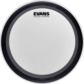 Evans BD18EMADUV 18 inç Emad Uv Kick Kumlu Süngerli Tek Kat Davul Derisi