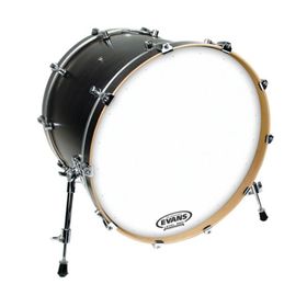 Evans BD20RACW 20 EQ1 Resonant Kumlu Beyaz Kick Ön Ringli-Delikli Davul Derisi