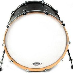 Evans BD20RACW 20 EQ1 Resonant Kumlu Beyaz Kick Ön Ringli-Delikli Davul Derisi
