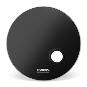 Evans BD20REMAD Resonant Kick Siyah Ön Süngerli-Delikli Davul Derisi