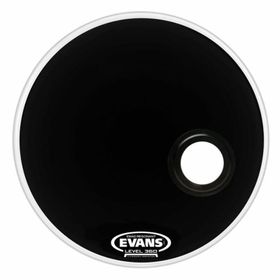 Evans BD20REMAD Resonant Kick Siyah Ön Süngerli-Delikli Davul Derisi