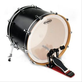 Evans BD22GB1C 22 EQ2 Kick Kumlu Beyaz Ringli-Delikli Tek Kat Davul Derisi