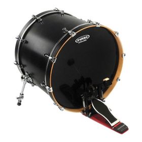 Evans BD22HBG 22 Hydraulıc Black Kick Clear Yağlı Siyah Çift Kat Davul Derisi