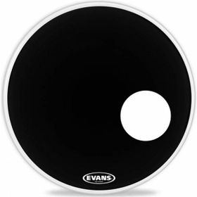 Evans BD22RB 22 EQ3 Resonant Siyah Kick Ön Delikli Tek Katlı Davul Derisi