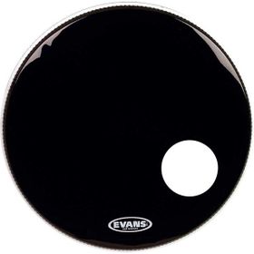 Evans BD22RB 22 EQ3 Resonant Siyah Kick Ön Delikli Tek Katlı Davul Derisi