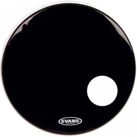 Evans BD22RB 22 EQ3 Resonant Siyah Kick Ön Delikli Tek Katlı Davul Derisi