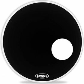 Evans BD22RB 22 EQ3 Resonant Siyah Kick Ön Delikli Tek Katlı Davul Derisi